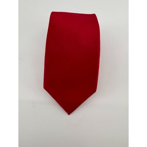 Men's Red Silk Tie Sparks by John Sparks - Picture 2 of 4